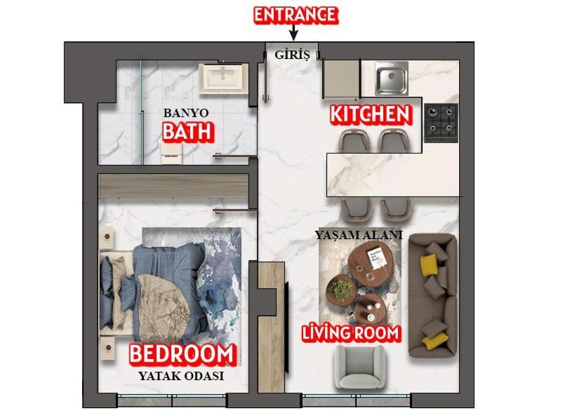 Goelhisar Mavi Konak Apart Otel Kültér fotó